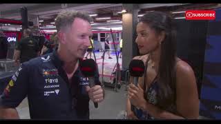 Mclaren Are In A quotDIFFRENT CLASSquot  Christian Horner Post Race Interview  Singapore GP 2024 [upl. by Ellehc]