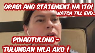 VICE PRESIDENT SARA DUTERTE STATEMENT 112424  saraduterte vpsara indaysara [upl. by Doowron82]