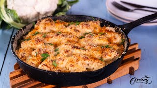 Cauliflower Gratin  Easy Recipe for a Healthy LowCarb Side Dish [upl. by Yraccaz]