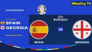 Футбол Чемпионат Европы2024 Испания  Грузия 18 Финала EURO 2024 Spain  Georgia [upl. by Lanrev584]