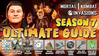 MK1 Season 7 Ultimate Guide Invasions Maps Klues Skins Towers Speedruns amp More [upl. by Arakahs]