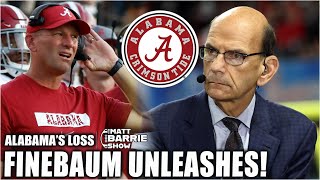 ‘SHOCK TO ALABAMA’S MANHOOD’  Finebaum UNLEASHES on Alabama vs Vanderbilt  The Matt Barrie Show [upl. by Ahserkal]