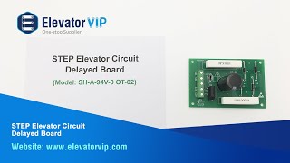 STEP Elevator Timed Circuit Delay PCB Board E154554 SHA 94V0 OT02 Lift Seal Star Motherboard [upl. by Ulberto449]