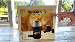 Nespresso VERTUO POP Deluxe UNBOXING FIRST USE amp INITIAL REVIEW  Nespresso Vertuo Coffee Machine [upl. by Nemra423]