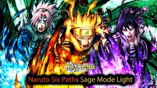 Naruto Six Paths Sage Mode Light Gameplay  NXB NV [upl. by Ssegrub]