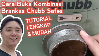 Tutorial Lengkap Cara Buka Brankas Chubb yang Terkunci Kode Kombinasi nya [upl. by Leffen]