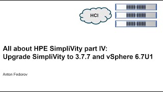 All about HPE Simplivity Part 4 Simplivity Upgrade to 377 vSphere for 67U1 [upl. by Mosley]