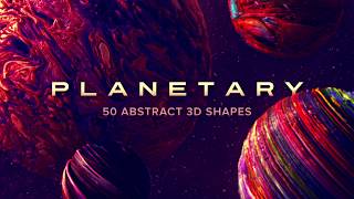 Planetary Abstract 3D Shapes [upl. by Reisch]