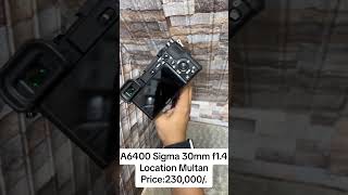 Sony A6400 Lens 30mm sigma camera canon nikondslr dslrcamera shortsviral shorts [upl. by Aivatco894]