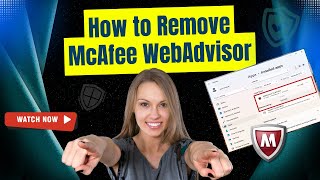 How to Remove McAfee WebAdvisor  Antivirus Tales [upl. by Ralyks]