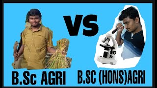 BSc AGRICULTURE VS BSc HONS AGRICULTURE [upl. by Wesla]