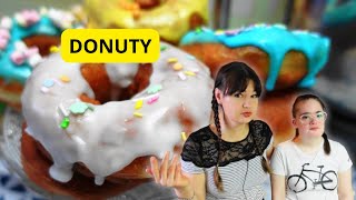 Pączki DONUTY amerykańskie 🍩robimy także kolorowy lukier Najlepszy przepis na pączki [upl. by Akehsar989]