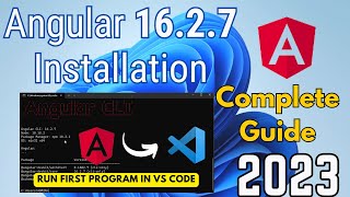 Easy Angular Project Setup in Visual Studio Code 2023  Complete Angular Setup Guide [upl. by Egin293]