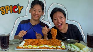 6 packets of 2x ramen with local boiled eggs😋 mukbang like share suscribe [upl. by Murvyn]