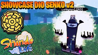 SHOWCASE COM COMBO E PVP DIO SENKO V2 NO SHINDO LIFE [upl. by Alfredo]