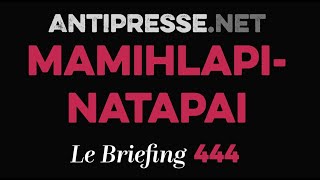 MAMIHLAPINATAPAI 3152024 — Le briefing avec Slobodan Despot [upl. by Aggri]