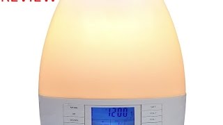 Hangsun Wake up Light Sunrise Alarm Clock iSunny S80 Review [upl. by Eicart278]