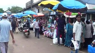 Mapusa Friday Market At Goa India  Goa Tourism [upl. by Ahsillek898]