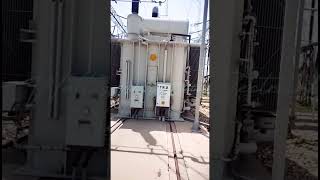 Auto transformer  High voltage arc  Electrical Substation [upl. by Kristofer454]