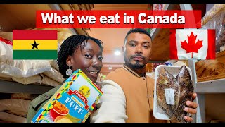 What we eat in Canada immigration canada couple vlog viralvideo [upl. by Asenej]