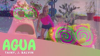 Tainy J Balvin  Agua  Fitness Choreography by Sandra Fuentes  Baila en casa [upl. by Dempsey264]