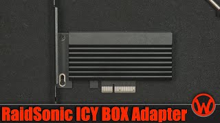 RaidSonic ICY BOX PCIe 40 til M2 NVMe SSD IBPCI214M2HSL Dansk [upl. by Paschasia384]