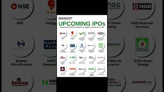 BIGGEST UPCOMING IPOs ipo upcomingipo upcomingipo2024 shorts investing stockmarket [upl. by Atteuqram]