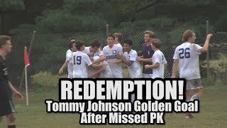 Manasquan 1 Monmouth Regional 0  Tommy Johnson Golden Goal [upl. by Anialeh43]