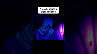 A man becomes skeleton warrior anime animeexplainedinhindi movieexplainedinhindi movie shorts [upl. by Aicina]