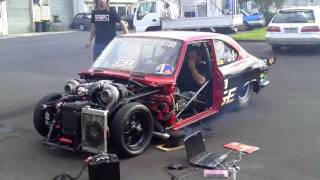 CBR Castrol Edge RX2 testing new twin turbo 20B setup on the two step  January 2012 [upl. by Auqinom]