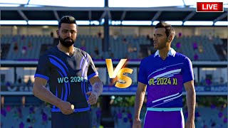 IPL 2024 XI VS T20 WC 2024 XI  HIGH VOLTAGE MATCH CRICKET 24 LIVE [upl. by Llyrpa]