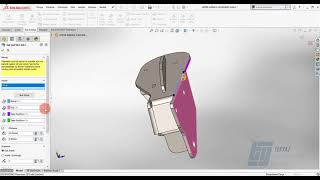 SOLIDWORKS 2018  Modelleme  Sekme ve Yuva Oluşturma [upl. by Usanis42]