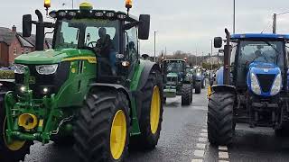 The Livingstone Christmas Tractor Run 2023 in Armagh Northern Ireland 30122023 🚜 🚜 🚜 🚜 [upl. by Lednahs]