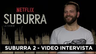 Suburra 2  Intervista ad Alessandro Borghi Giacomo Ferrara ed Eduardo Valdarnini [upl. by Erdua]