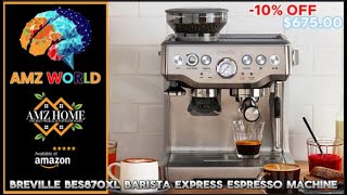 Review Breville BES870XL Barista Express Espresso Machine Amazon [upl. by Lagasse404]