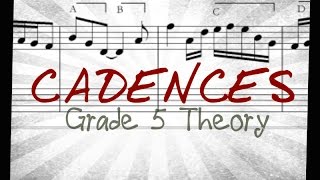 Cadences for Grade 5 Music Theory ABRSM explained  Easy [upl. by Malilliw762]