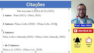 ABNT citações com 1 2 3 ou  Autores tcc [upl. by Enilarac403]