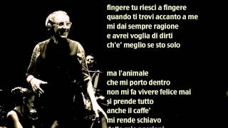 Franco Battiato  Lanimale  Base musicale con testo [upl. by Abibah]