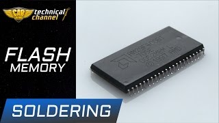 FLASH memory soldering  how to do it correctly [upl. by Eidnas]