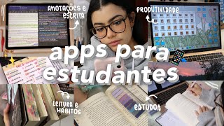 apps incríveis que todo estudante deveria conhecer 📲 de estudos leituras escrita 🤓 [upl. by Akcirret]