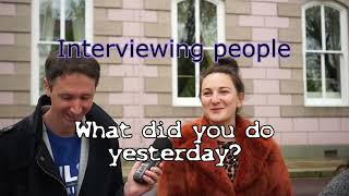 Jinterviewe des ANGLAIS dans la rue  what did you do yesterday [upl. by Ennoryt]