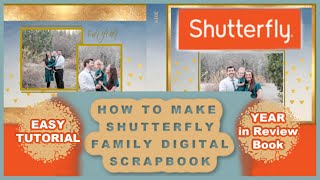 HOW TO MAKE SHUTTERFLY PHOTO BOOK [upl. by Rexford]