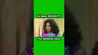 Never ENOUGH thenewlywedgame gameshows comedy funny comedyvideo comedyshorts funnyvideo [upl. by Aserehc]