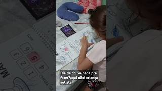 Aqui está chovendo muito mais pra Maria não é problemaautismoinfantil [upl. by Cole]