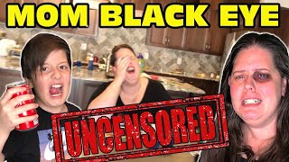 Kid Temper Tantrum Gives Mom A Black Eye   Uncensored Version [upl. by Rraval172]