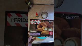 TGI Fridays Poppers Review Part 2 foodshorts jalapenos tgifridays [upl. by Ahsiekan608]