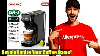 Ultimate HiBREW 6in1 Capsule Coffee Machine Review  HotCold Espresso Cappuccino Maker [upl. by Alegnaed]