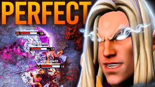 OVERWHELM SF MID ABSOLUTELY PERFECT INVOKER GAME  Dota 2 Invoker [upl. by Plantagenet]