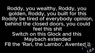 RODDY RICCH  SURVIVORS REMORSE LYRICS VIDEO lyrics lyricvideo [upl. by Martine]