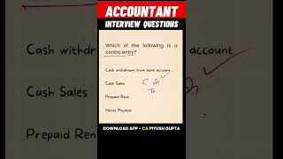 Accountant Interview Questions amp Answers Series Shorts Accountant [upl. by Oswell269]